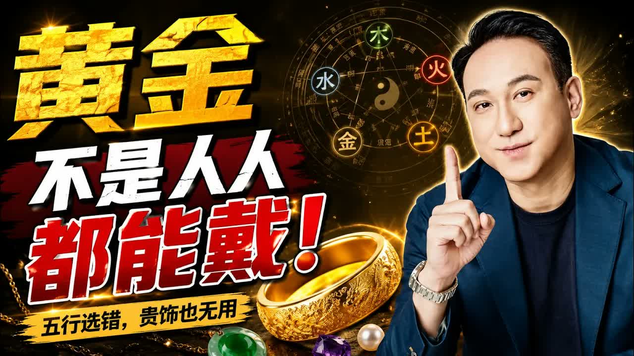 【飾品五行指南】珍珠屬水、水晶屬火？振鴻師傅教你分辨金銀珠寶的五行屬性，別讓錯誤的飾品能量拉低你的事業運！